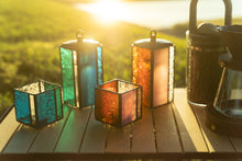 画像をギャラリービューアに読み込む, ステンドグラス製キャンドルホルダー「CH-BLUE」