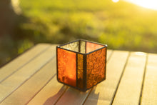 画像をギャラリービューアに読み込む, ステンドグラス製キャンドルホルダー「CH-PINK」