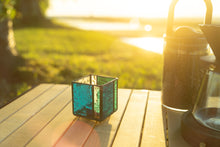 画像をギャラリービューアに読み込む, ステンドグラス製キャンドルホルダー「CH-BLUE」