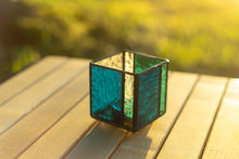 画像をギャラリービューアに読み込む, ステンドグラス製キャンドルホルダー「CH-BLUE」