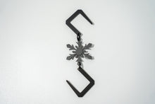 画像をギャラリービューアに読み込む, 艶消し黒塗装済みS字フック「SNOW」1個