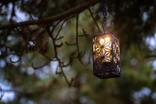 画像をギャラリービューアに読み込む, 艶消し黒塗装済みランタンシェード「麻の葉」