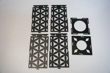 画像をギャラリービューアに読み込む, 艶消し黒塗装済みランタンシェード「FOL」