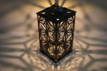 画像をギャラリービューアに読み込む, 艶消し黒塗装済みランタンシェード「麻の葉」