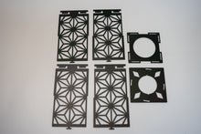 画像をギャラリービューアに読み込む, 艶消し黒塗装済みランタンシェード「麻の葉」