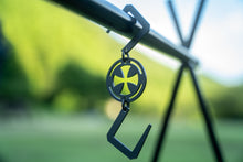 画像をギャラリービューアに読み込む, 艶消し黒塗装済みS字フック「IX」1個