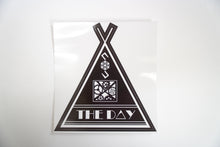 画像をギャラリービューアに読み込む, THE DAY テントデザインステッカー