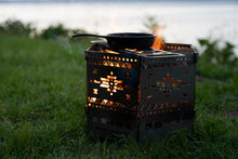 画像をギャラリービューアに読み込む, 専用五徳「WAVE」