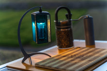 画像をギャラリービューアに読み込む, ステンドグラス製ランタンシェード「SCL-BLUE」