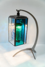 画像をギャラリービューアに読み込む, ステンドグラス製ランタンシェード「SCL-BLUE」