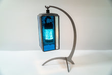 画像をギャラリービューアに読み込む, ステンドグラス製ランタンシェード「SCL-BLUE」