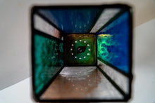 画像をギャラリービューアに読み込む, ステンドグラス製ランタンシェード「SCL-BLUE」