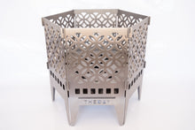 画像をギャラリービューアに読み込む, 六角焚火台「七宝」