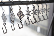 画像をギャラリービューアに読み込む, 艶消し黒塗装済みS字フック「DIA」1個