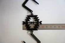 画像をギャラリービューアに読み込む, 艶消し黒塗装済みS字フック「ARROW」1個