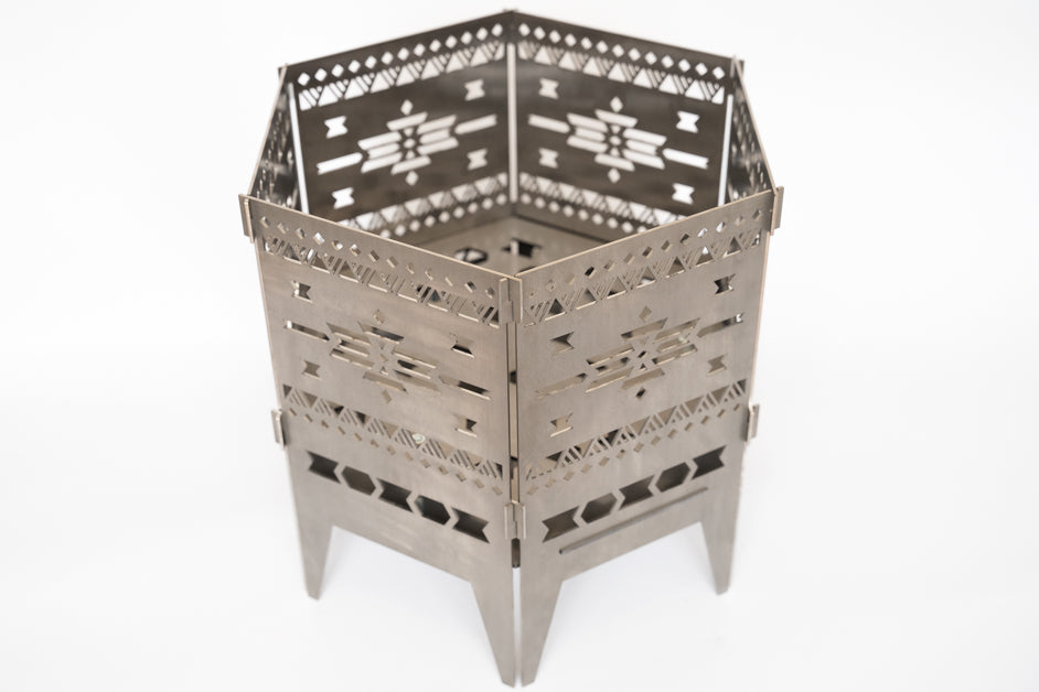 ◆新品◆ 組立式  焚火台 オルテガ オリジナル 自作 ORTEGA 六角焚火台｢ORTEGA｣ – THE DAY store